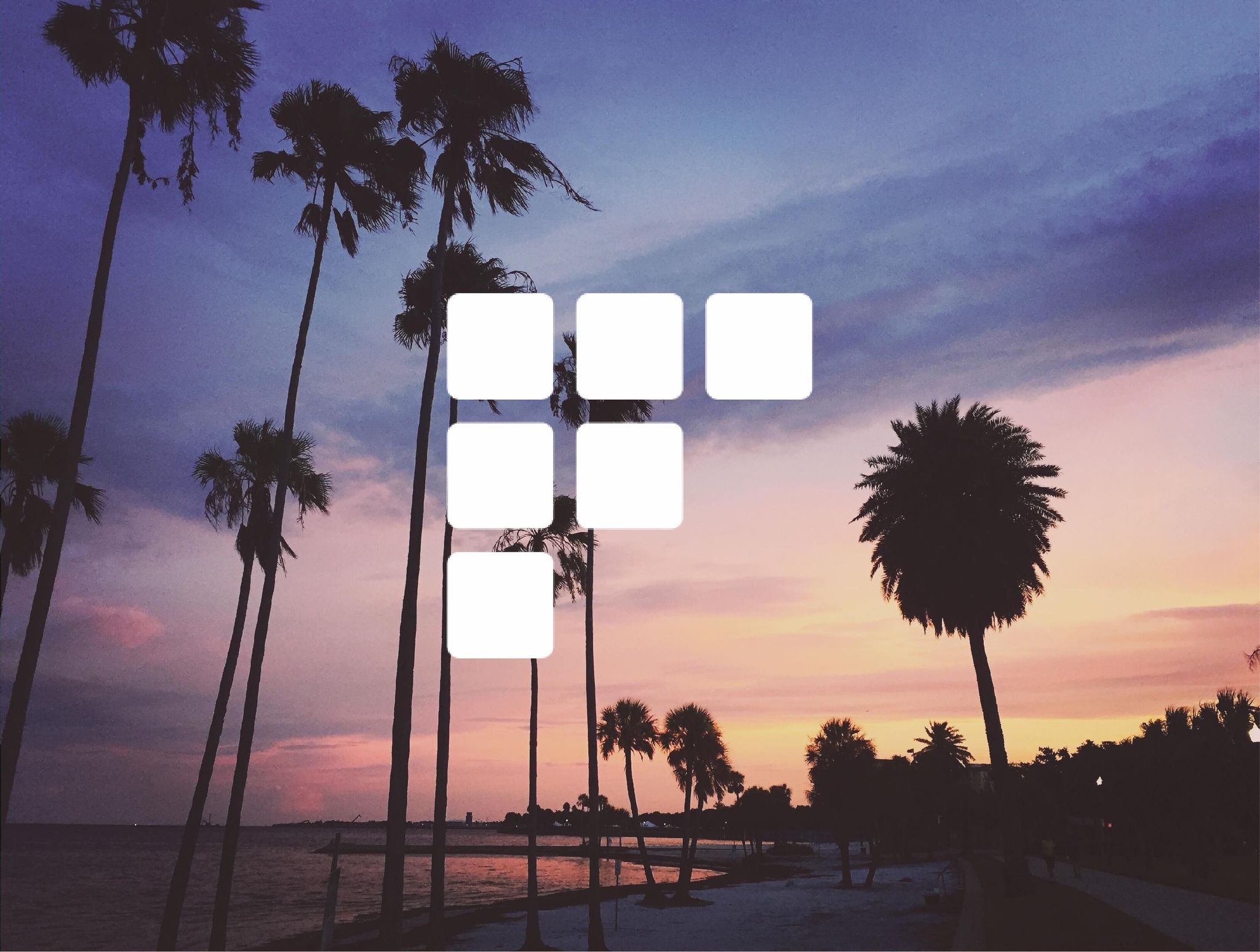 abstract blocks in the shape of an F